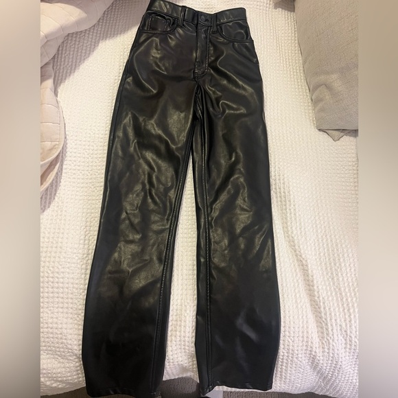 Abercrombie & Fitch Black Straight Leg Pants - Picture 4 of 6
